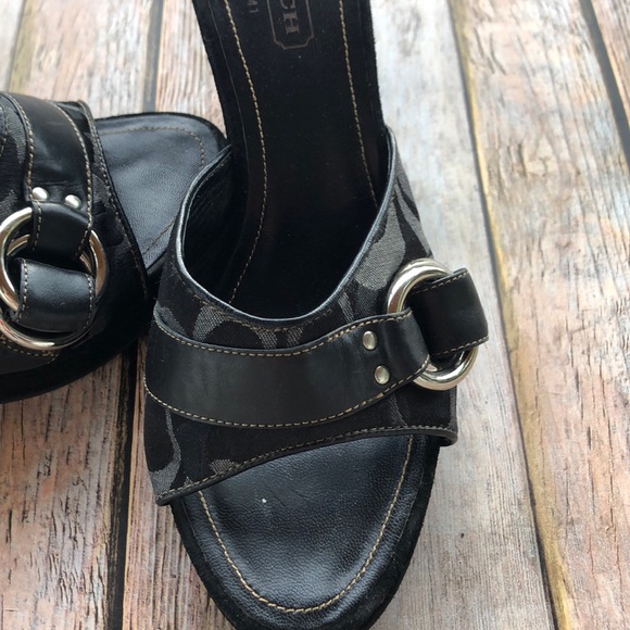 Coach Wedge Slides - Picture 3 of 7